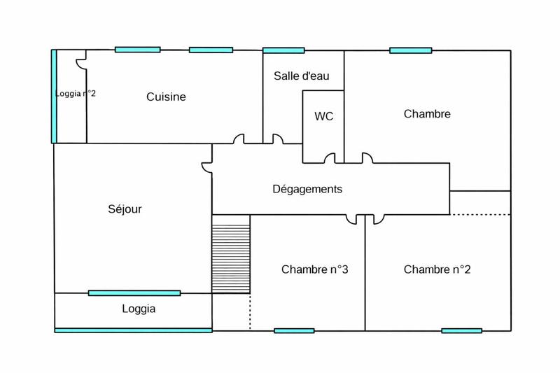 Maison - 100 m² - 4 pièces