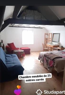 Chambre - 33 m² - 1 pièce