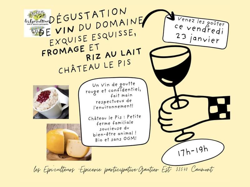 Dégustation mets et vins