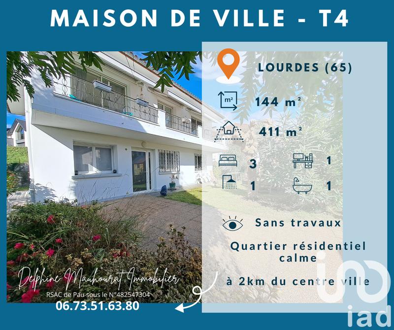 Maison de ville - 144 m² - 5 pièces