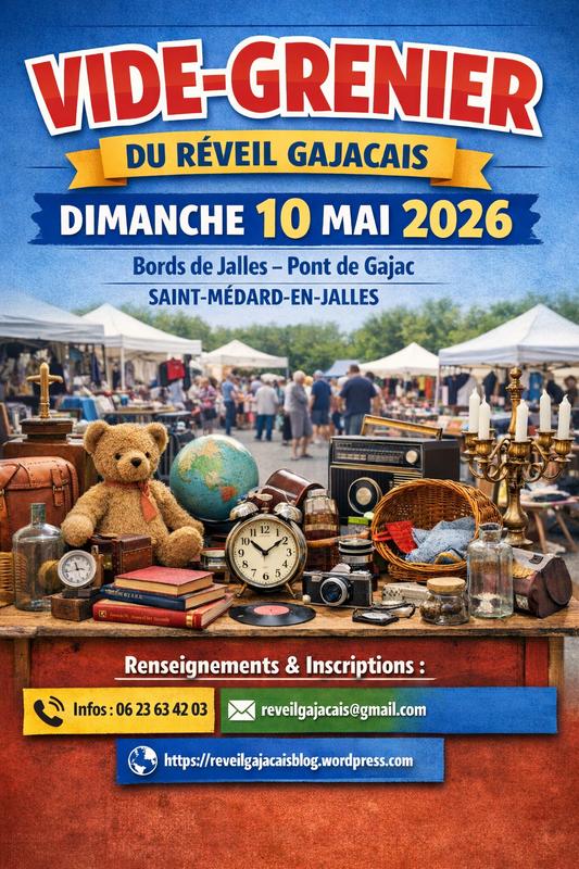 Vide grenier du réveil gajacais
