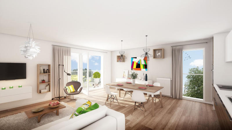 Appartement - 43 m² - 2 pièces