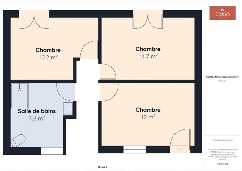 Maison ancienne - 86 m² - 4 pièces