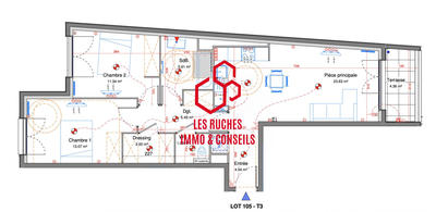 Appartement - 68 m² - 3 pièces