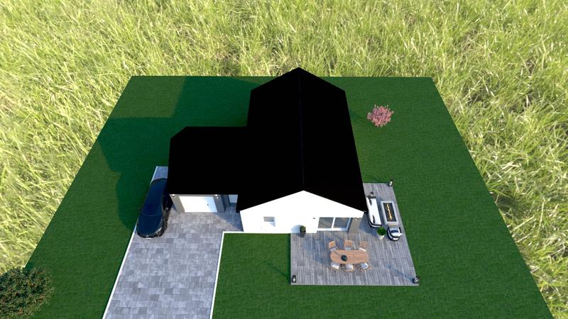 Maison - 90 m² - 4 pièces