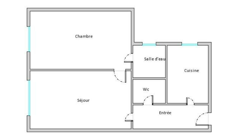 Appartement - 39 m² - 2 pièces