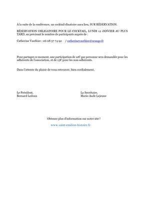 Conférence : Eva Bigando - Habiter Saint-Emilion. L’expérience ordinaire et quotidienne d’un paysage exceptionnel.