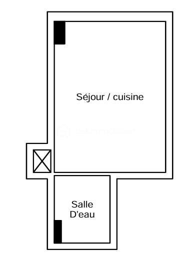 Studio - 18 m² - 1 pièce