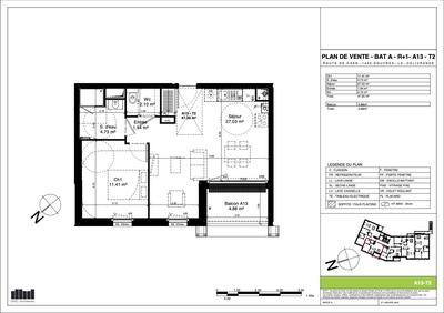 Appartement - 47 m² - 2 pièces