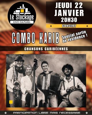 Concert "Combo Karib" - spécial sortie de résidence