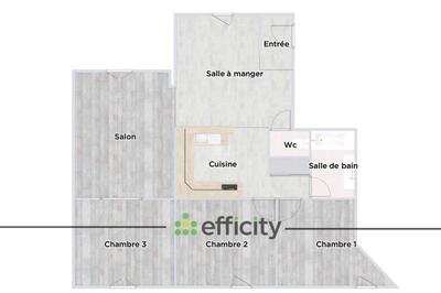 Appartement - 85 m² - 5 pièces