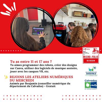 Micro-Folie du Bessin - Atelier création d'une Bd numérique