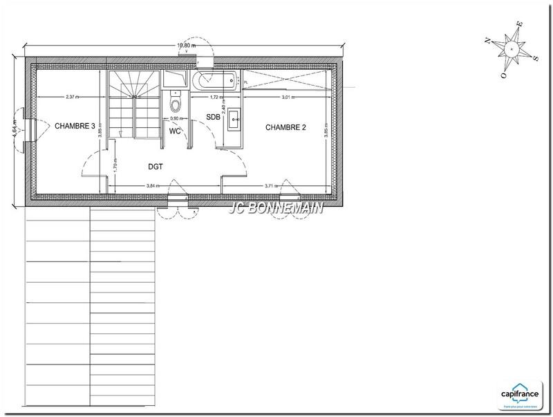 Maison - 87 m² - 4 pièces