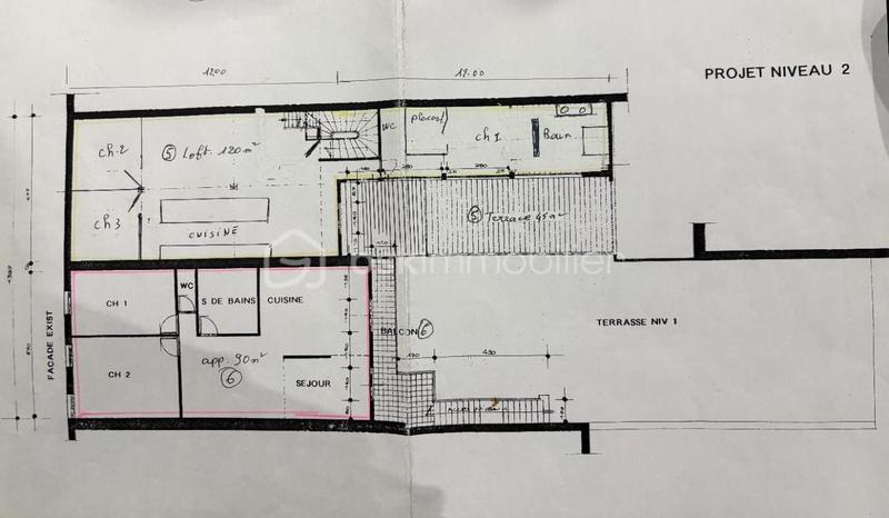 Immeuble - 980 m² - 15 pièces
