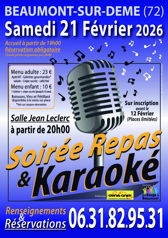 Soirée repas karaoké