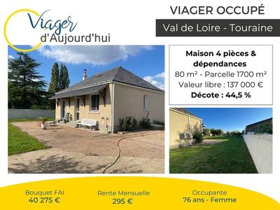 Viager - Maison - 80 m² - 4 pièces