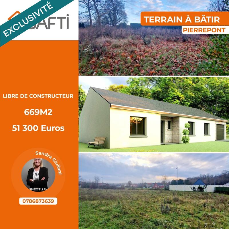 Terrain - 669 m²