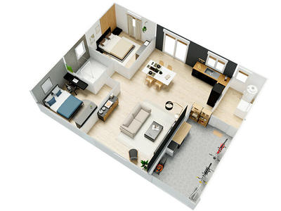 Maison - 75 m² - 5 pièces