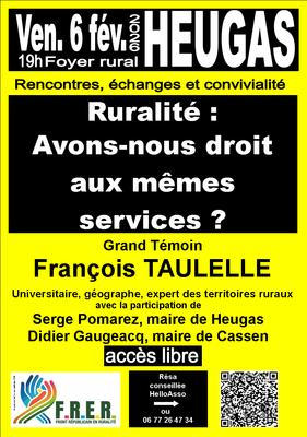 Ruralité : Avons-nous droit aux mêmes services ?