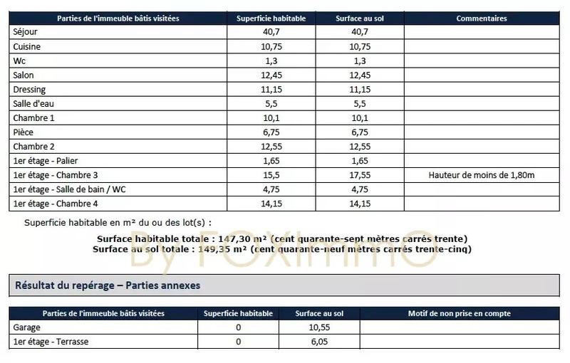 Maison - 149 m² - 6 pièces