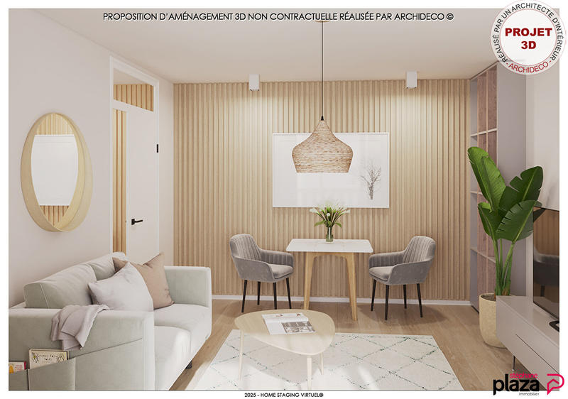 Appartement - 72 m² - 3 pièces