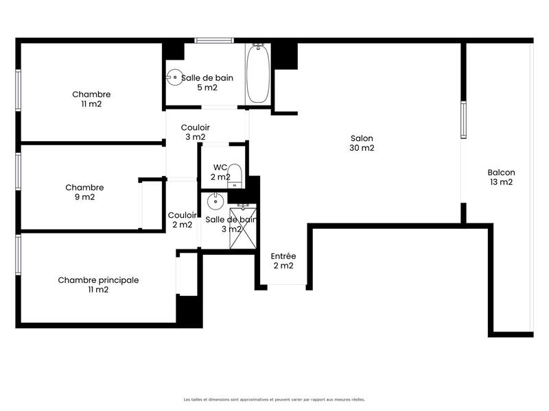 Appartement - 79 m² - 4 pièces