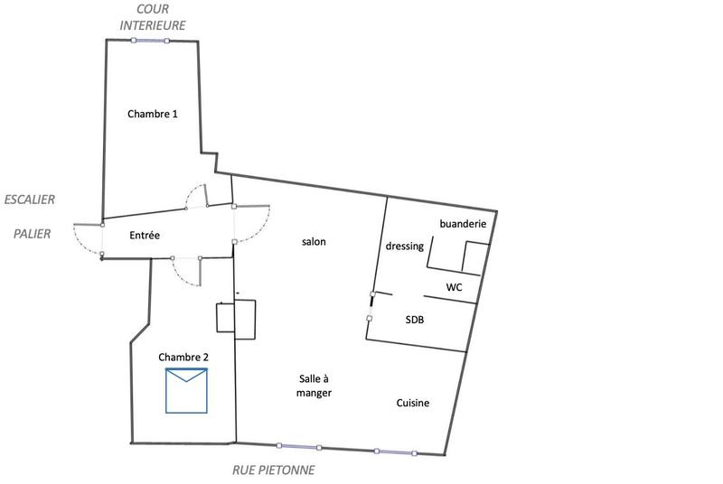 Appartement - 82 m² - 3 pièces