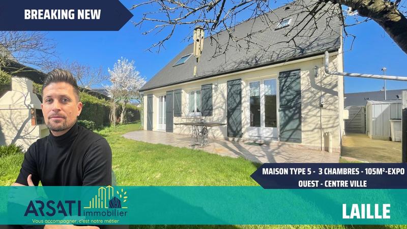 Maison - 105 m² - 5 pièces