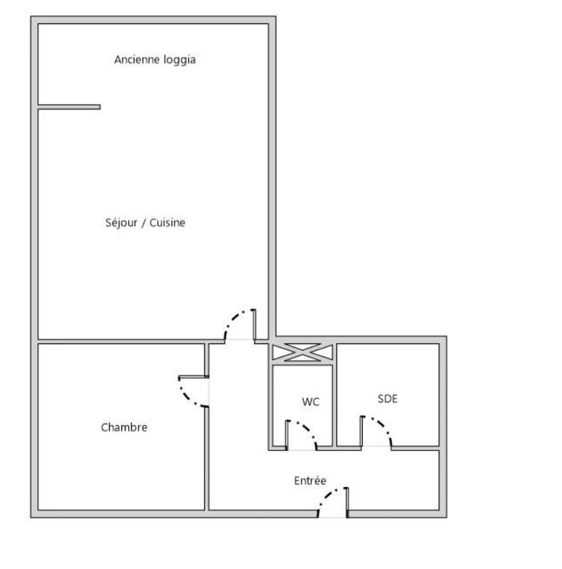 Appartement - 40 m² - 2 pièces