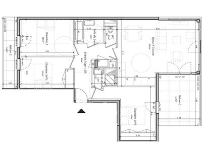 Appartement - 81 m² - 4 pièces