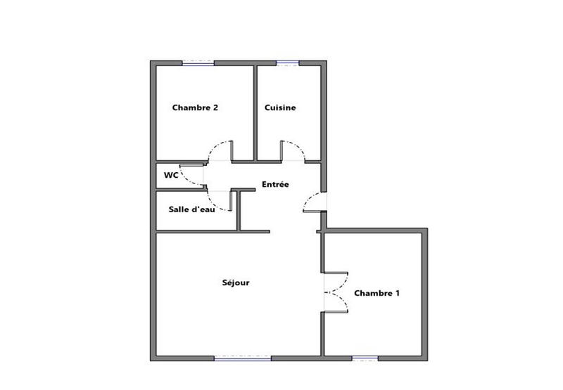 Appartement - 70 m² - 3 pièces