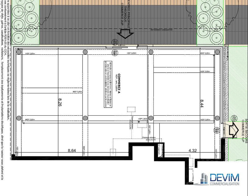 Local commercial - 127 m²