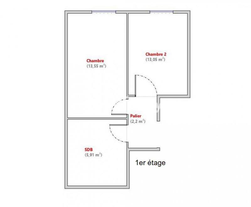 Appartement - 70 m² - 3 pièces