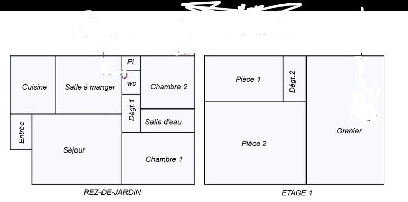 Maison de village - 71 m² - 4 pièces