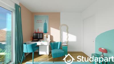 Chambre - 10 m² - 1 pièce