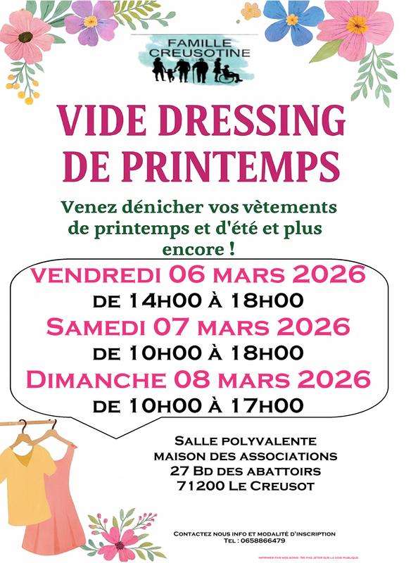 Vide dressing de printemps