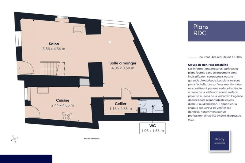 Maison ancienne - 123 m² - 6 pièces