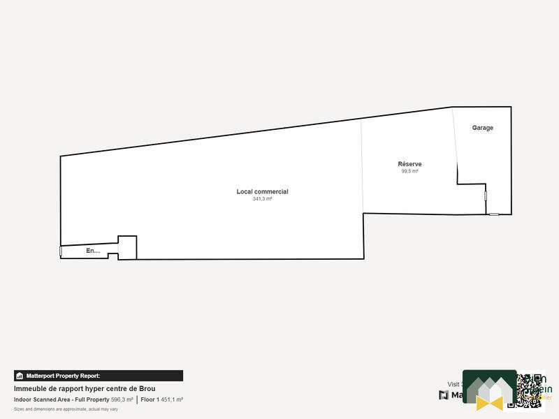 Immeuble - 445 m² - 3 pièces