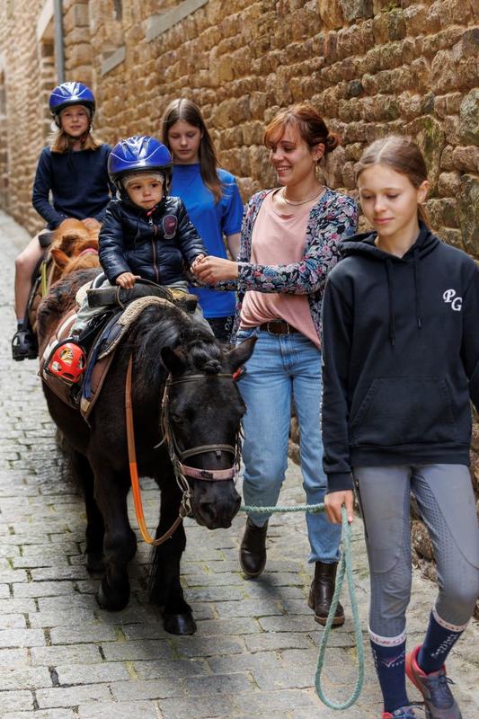 Balades à poney dans la cité sourdine