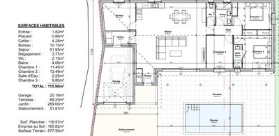 Maison - 116 m² - 6 pièces