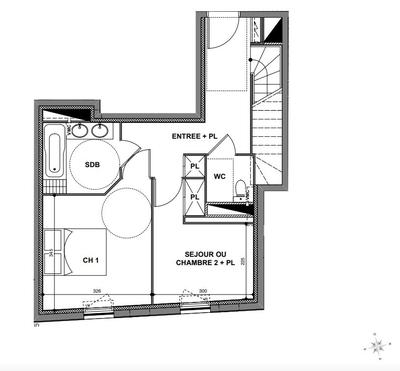 Duplex - 69 m² - 3 pièces