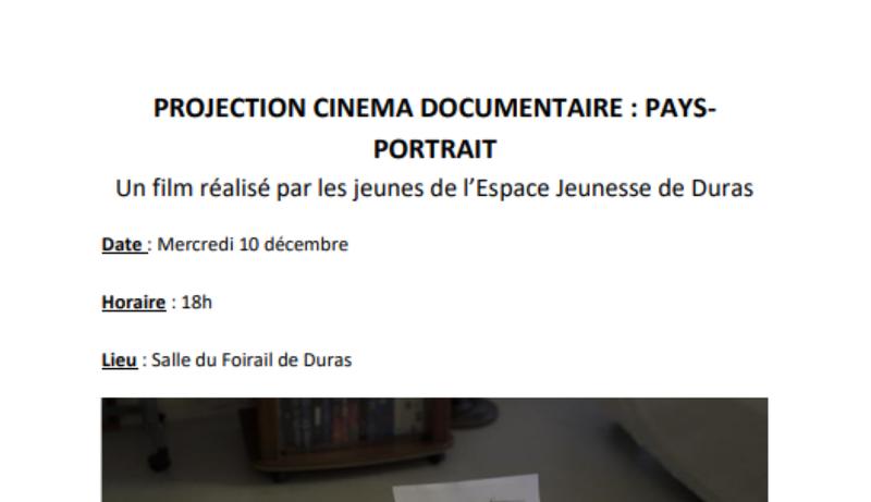 Projection cinéma Documentaire