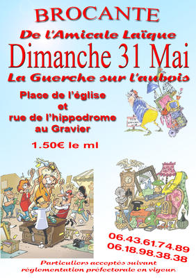 Brocante de l'Amicale Laique la Guerche