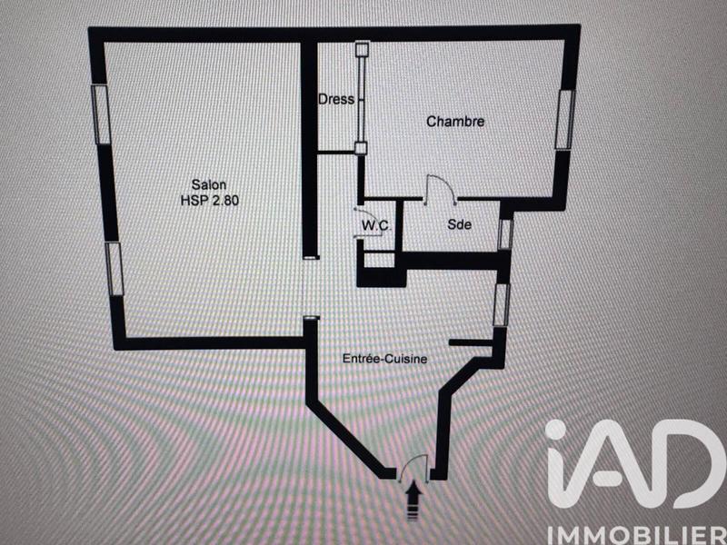 Appartement - 59 m² - 3 pièces