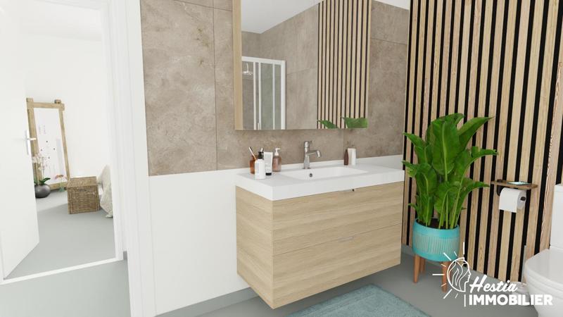 Appartement - 56 m² - 1 pièce