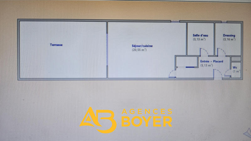 Appartement - 33 m² - 2 pièces