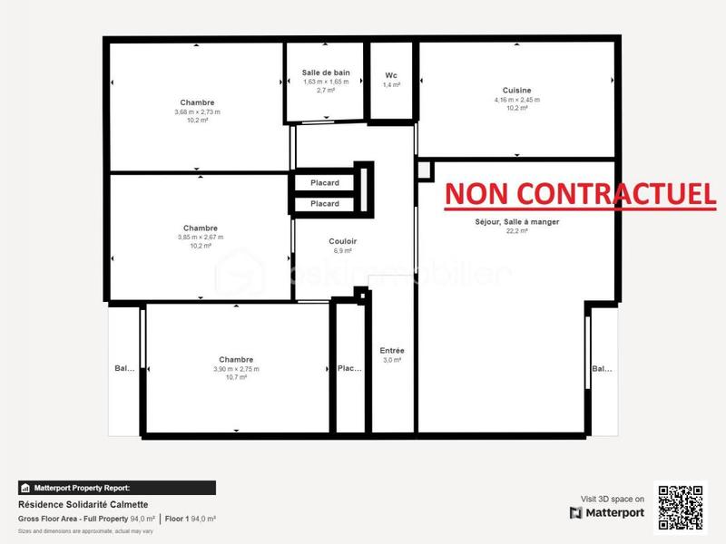 Appartement - 81 m² - 5 pièces