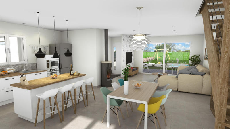 Maison - 85 m² - 4 pièces