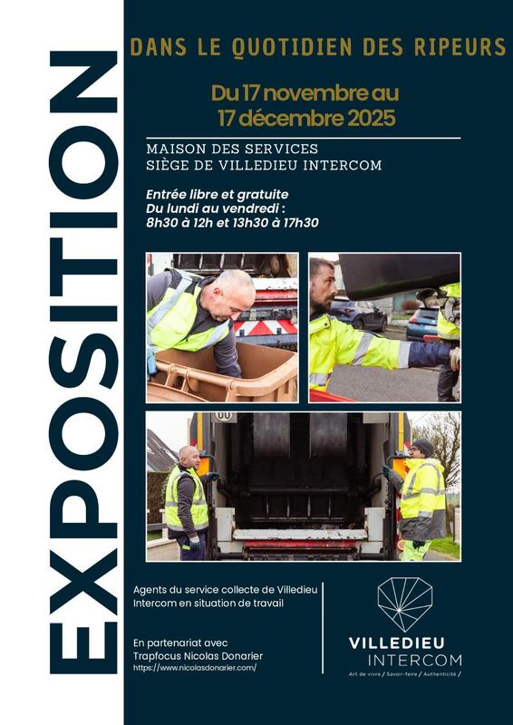 Exposition &quot;Dans le quotidien des ripeurs&quot;