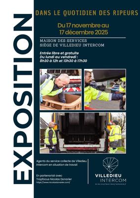 Exposition &quot;Dans le quotidien des ripeurs&quot;
